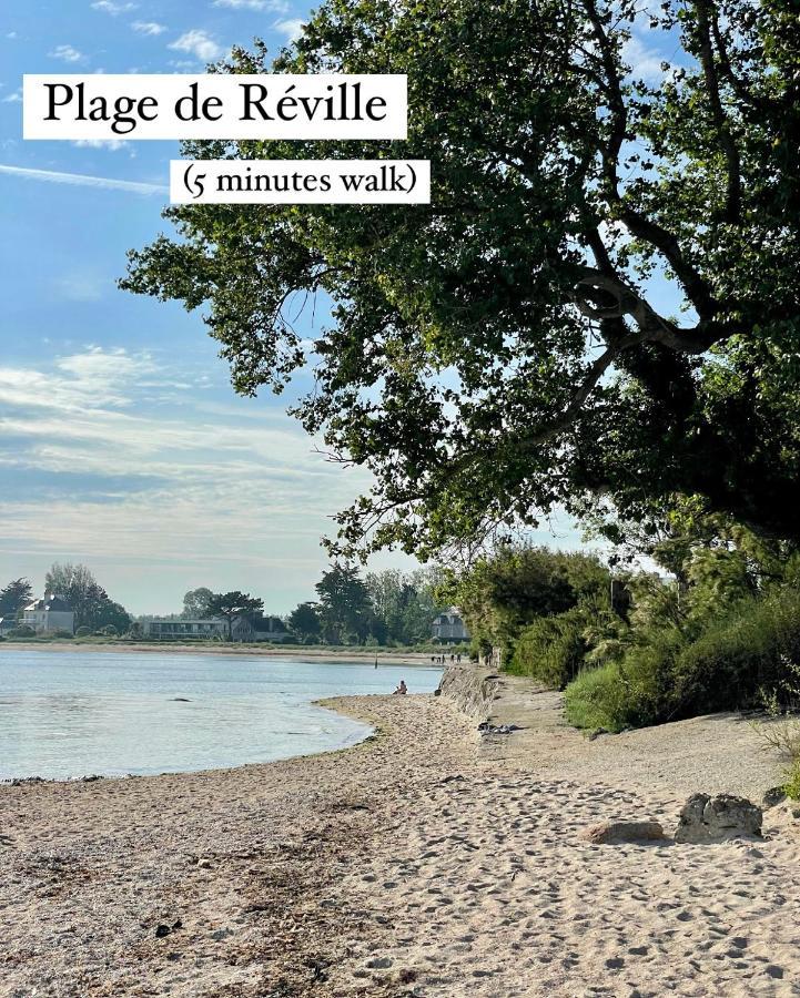 Réville Le Pressoir De La Gervaiserie - 300M De La Plage מראה חיצוני תמונה
